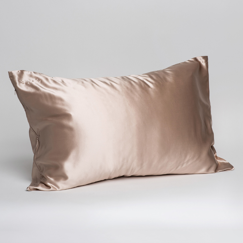 The Glam Silk Pillowcase - Caramel, HOM , , Glam Sleep @feelathom