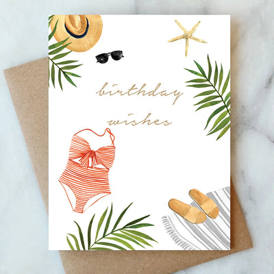 Birthday Wishes Card, FEEL AT HOM , , Abigail Jayne Design @feelathom