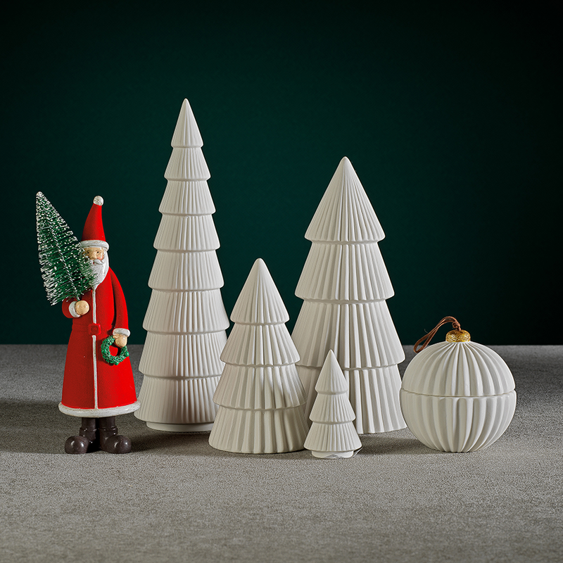 White Ceramic Holiday Tree, HOM , Seasonal & Holiday Decorations, Zodax @feelathom