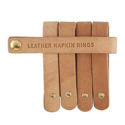 Cleo Leather Napkin Ring, HOM , Kitchen, Santa Barbara Design Studio by Creative Brands @feelathom