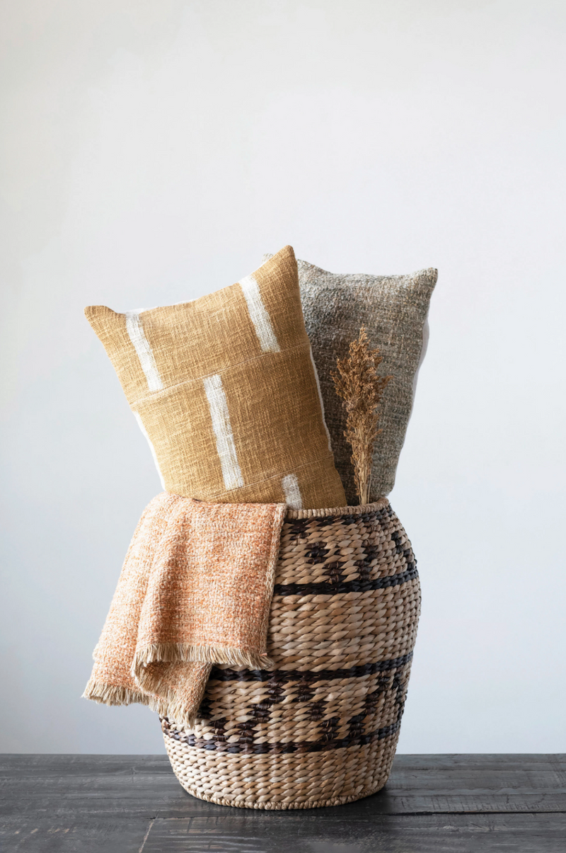 Cotton Printed Pieced Lumbar Pillow, HOM , , Creative Co-Op @feelathom