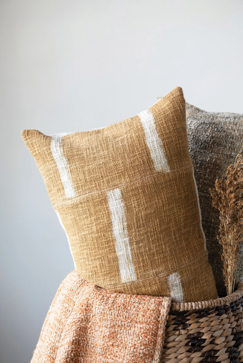 Cotton Printed Pieced Lumbar Pillow, HOM , , Creative Co-Op @feelathom