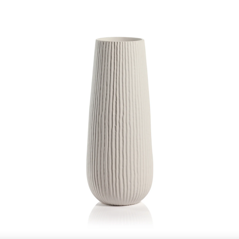 Kanie Tall Ceramic Vase, FEEL AT HOM , Vases, Zodax @feelathom