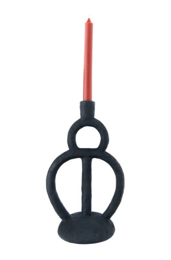 Abstract Taper Candle Holder, HOM , Candle Holder, Bloomingville @feelathom
