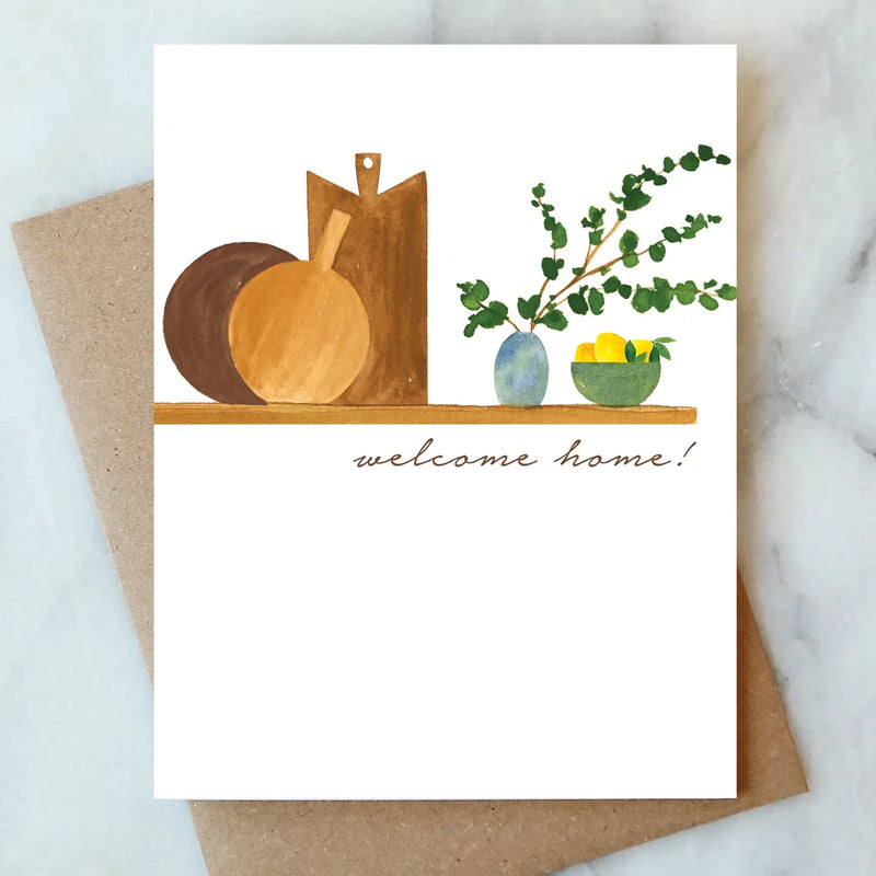 Welcome Home! Card, FEEL AT HOM , Card, Abigail Jayne Design @feelathom
