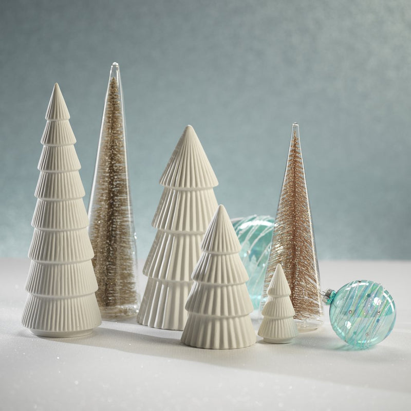 White Ceramic Holiday Tree, HOM , Seasonal & Holiday Decorations, Zodax @feelathom