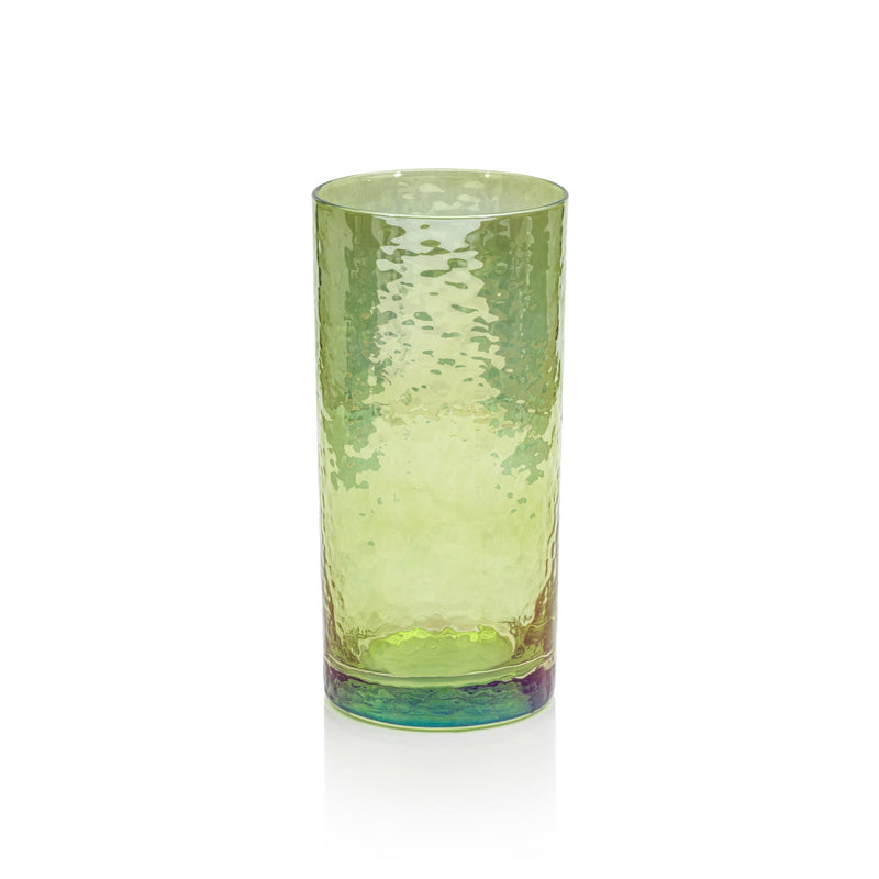 Aperitivo Highball Glass - Luster Green, FEEL AT HOM , , Zodax @feelathom