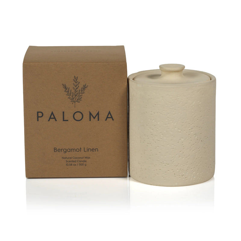 Paloma Bergamot Linen Candle, FEEL AT HOM , , Zodax @feelathom