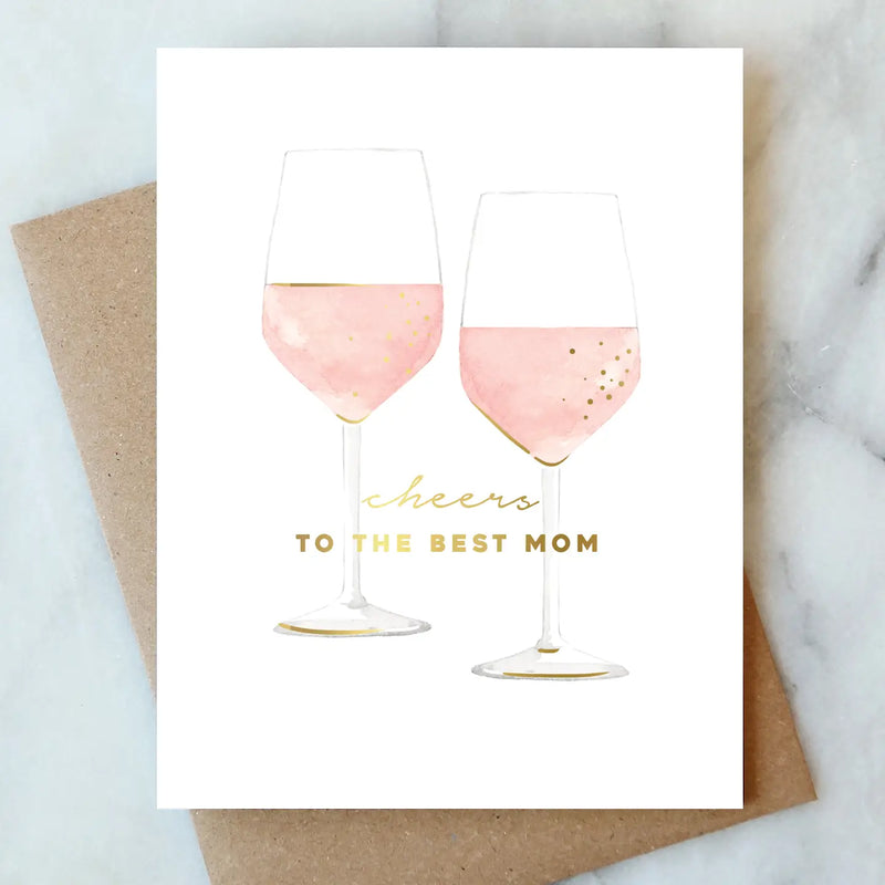 Mom Cheers Card, FEEL AT HOM , , Abigail Jayne Design @feelathom