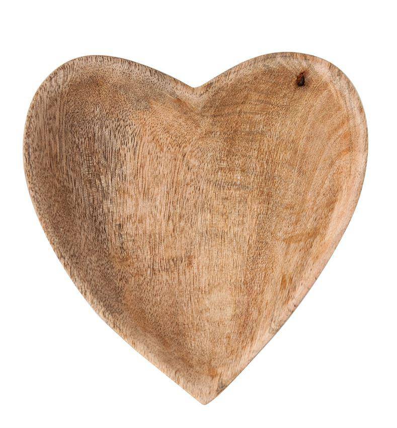 Carved Mango Wood Heart Bowl, HOM , Accent, Bloomingville @feelathom