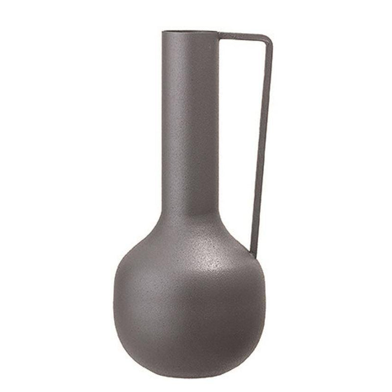 Lennon Matte Grey Metal Vase, HOM , Vases, Bloomingville @feelathom
