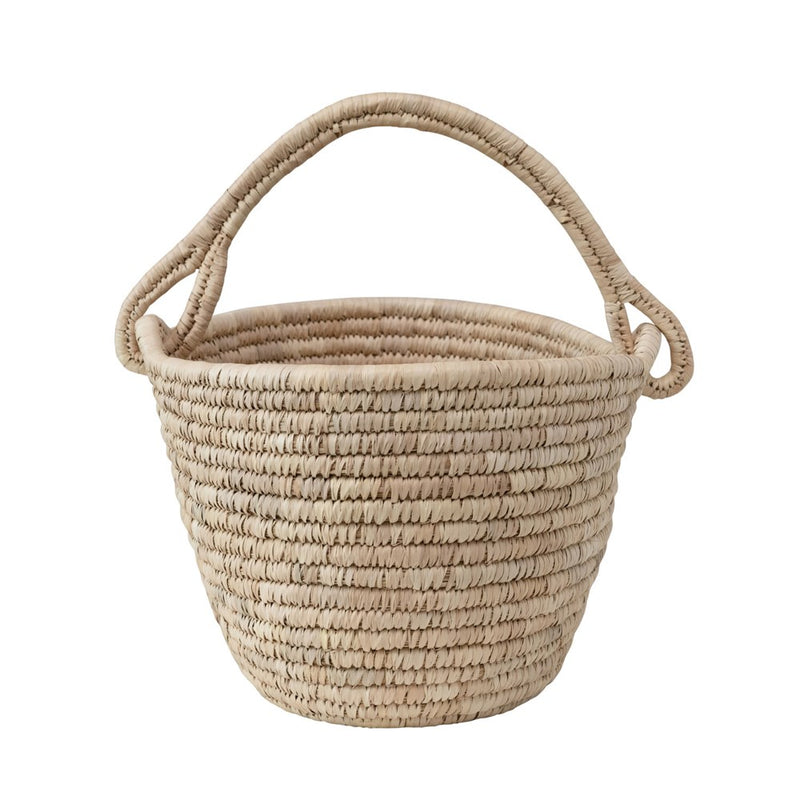 Handwoven Grass and date basket, HOM , Baskets, Creative Co-Op @feelathom