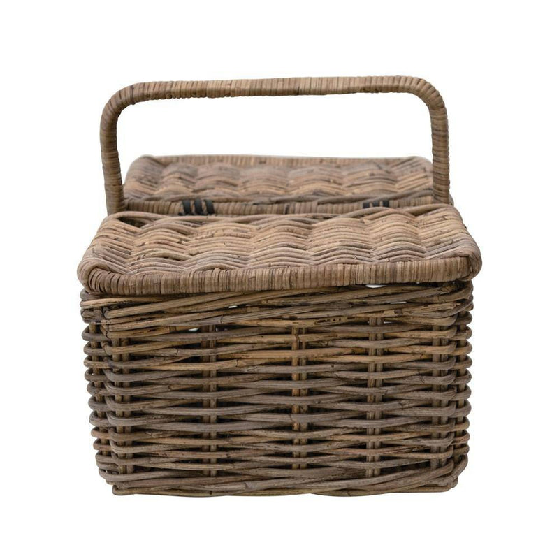 Rattan Picnic Basket – FEEL AT HOM