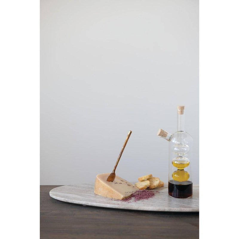 Beige Marble Oval Cheese Board, HOM , Kitchen, Creative Co-Op @feelathom