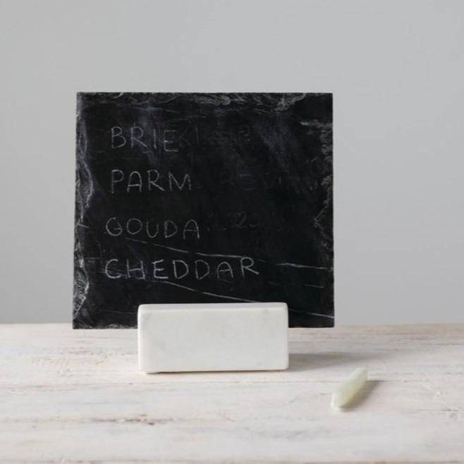 Slate Chalkboard With Marble Base, HOM , Kitchen, Creative Co-Op @feelathom