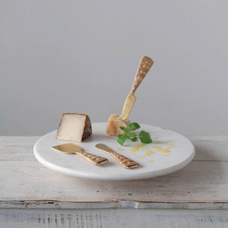 Zarina Rattan Cheese Knives, HOM , Kitchen, Creative Co-Op @feelathom