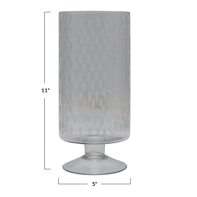Avia Footed Glass Vase, FEEL AT HOM , , Creative Co-Op @feelathom