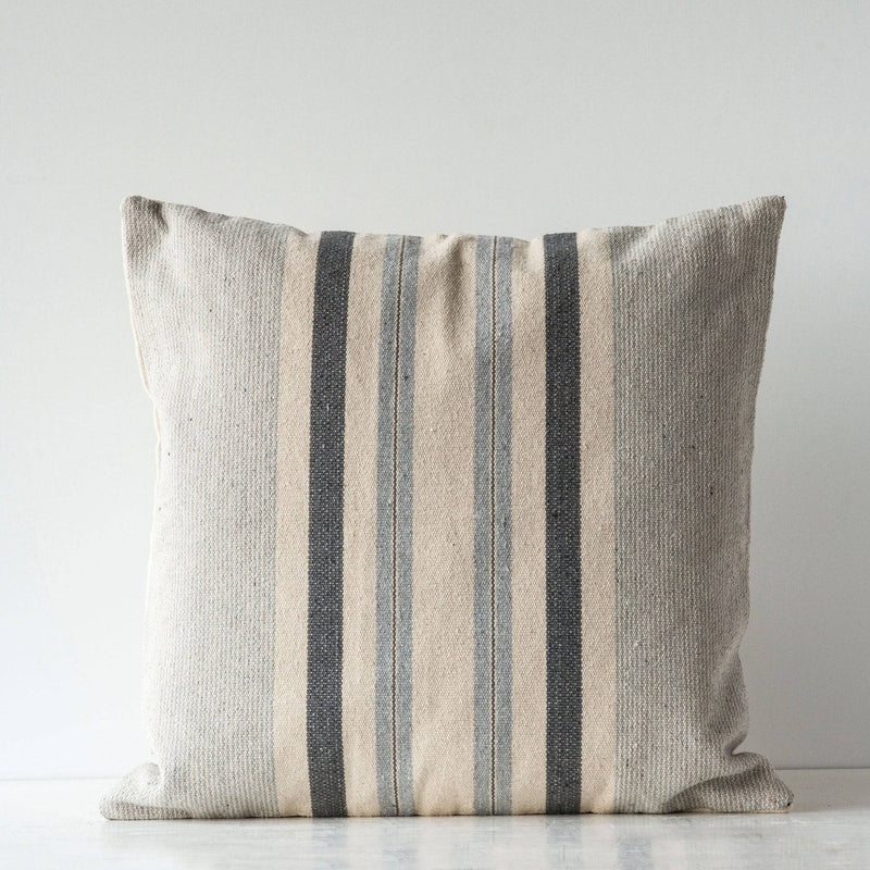 Santorini Striped Pillow Cover, HOM , Pillow, Creative Co-Op @feelathom