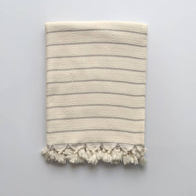 Deniz Bamboo + Cotton Hand Towel, HOM , Bath, The Loomia @feelathom