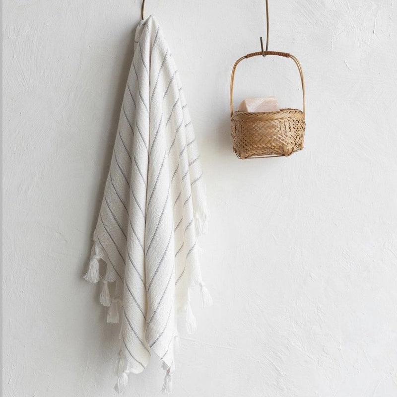 Deniz Bamboo + Cotton Towel, HOM , Bath, The Loomia @feelathom
