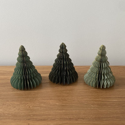 Green Paper Christmas Tree with Glitter, HOM , Seasonal & Holiday Decorations, Creative Co-Op @feelathom