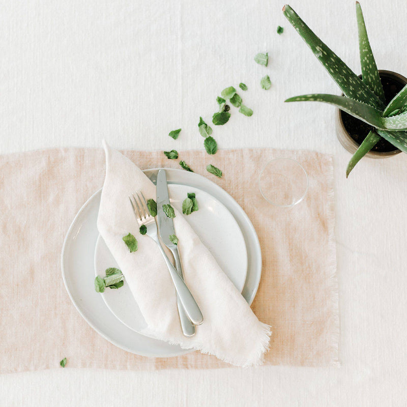 Stone Washed Linen Dinner Napkin, HOM , Kitchen, Creative Women @feelathom