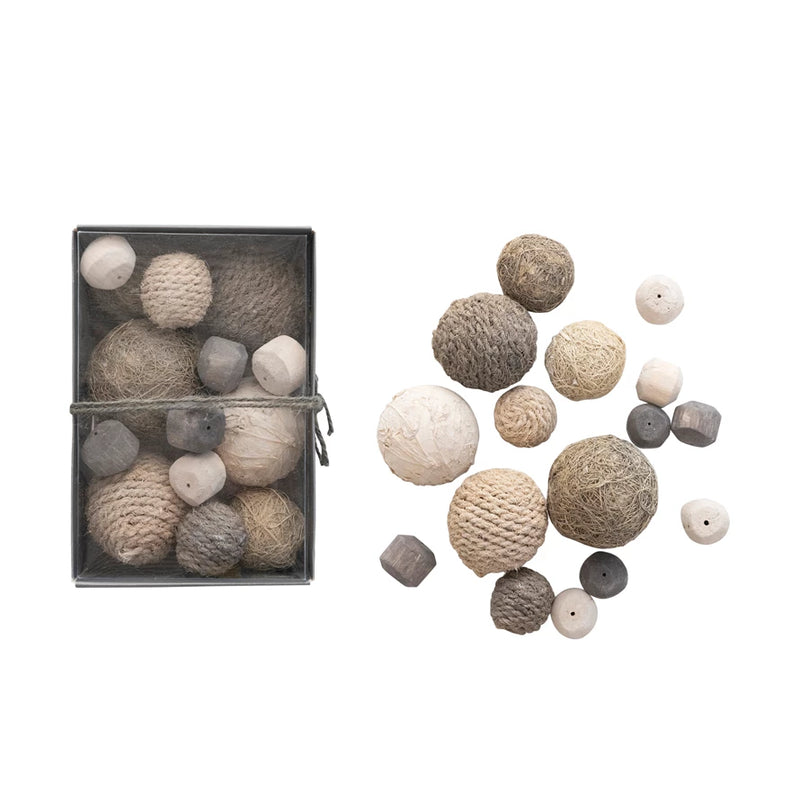 Dried Natural Organic Ball Mix in Box, FEEL AT HOM , , Creative Co-Op @feelathom
