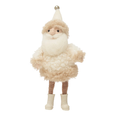 Wool Felt Santa with Jingle Bell Hat, FEEL AT HOM , , Creative Co-Op @feelathom